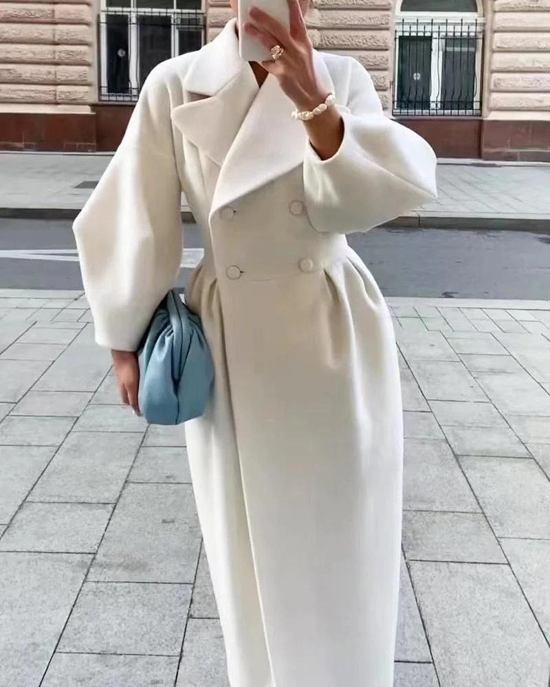 Aurélie | Abrigo de mujer cálido y lujoso, elegante y cómodo - Imagen 5